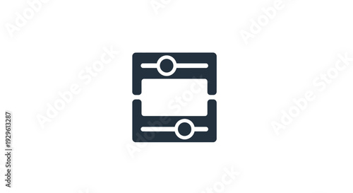 Simple Black and White Toggle Switch.