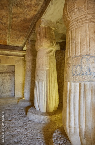 The Tomb of Ay in Amarna, built before he became pharaoh