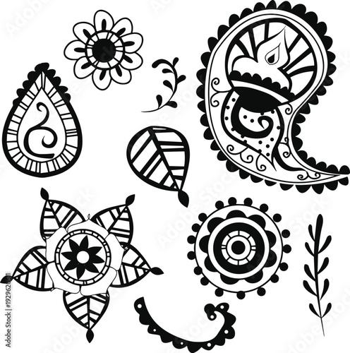 Vector Illustration Set of Diverse Light Bulb Icons with Different Filament Designs Representing Creative Ideas and Innovation