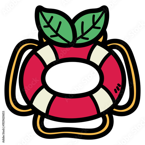 lifesaver illustration