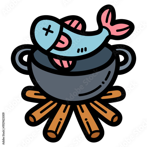 cauldron illustration