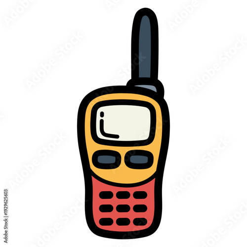 walkie talkie illustration