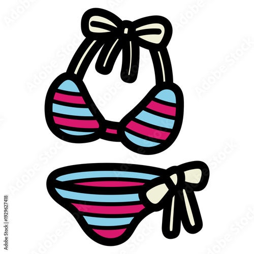 bikini illustration