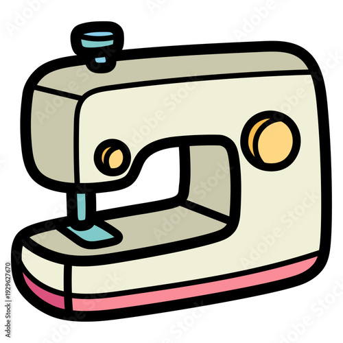 sewing machine illustration