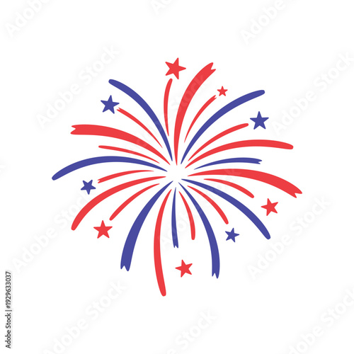 Firework vector icon, Firework svg, 4th of July firework, Firework logo, Firework star burst svg, Firework clipart.