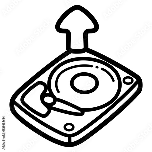 hard disk illustration