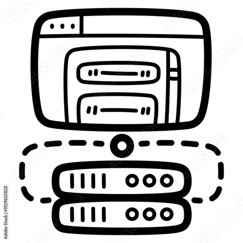 web hosting illustration