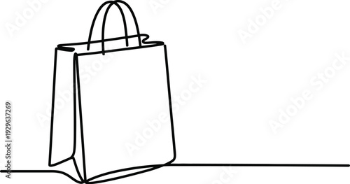 Handbag shopping bag