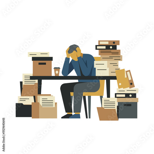 Representation of mental exhaustion and burnout