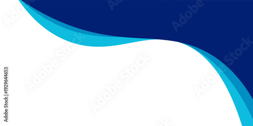 Curved Header and Footer Element. Vector EPS 10