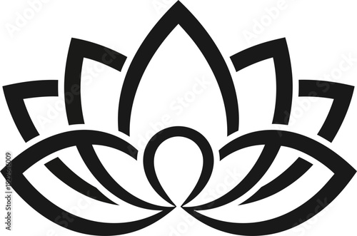 Stunning lotus flower design with modern twist