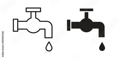 Tap icons In Trendy Design Vector Eps 10, Editable Stroke and solid flat.