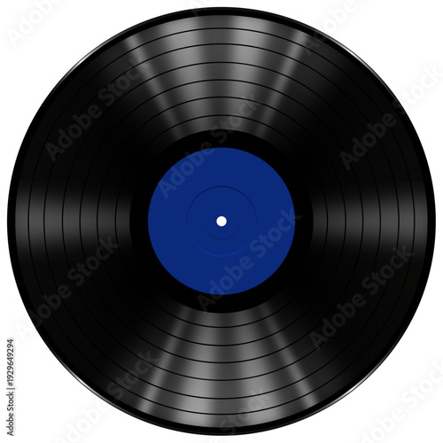 アナログレコード レーベル青