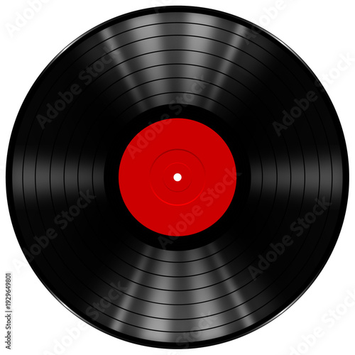 アナログレコード レーベル赤