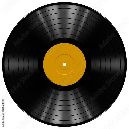 アナログレコード レーベル黄色