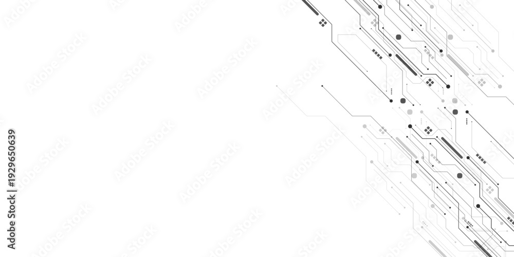Obraz premium Abstract circuit board technology background vector.