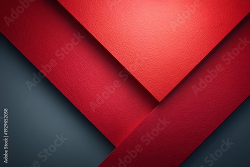 Wallpaper Mural Red Textured Paper Overlapping on Dark Background with Soft Lighting Torontodigital.ca