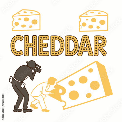 A colorful set of cheese icons featuring vector illustration designs for food symbols and cartoon art objects