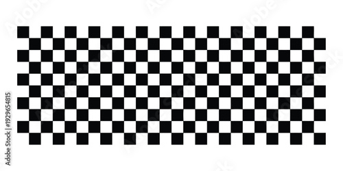 Black and white checkered pattern background for racing and sports design