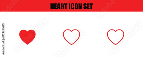 Set of 3 download arrow icons vector