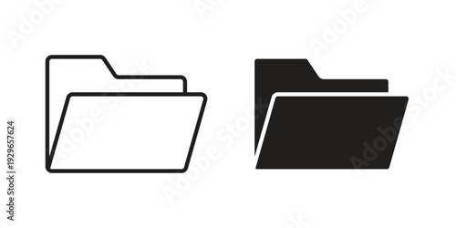 File icons collection glyph and mixed vector Illustrations