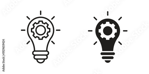 Innovation icons collection glyph and mixed vector Illustrations