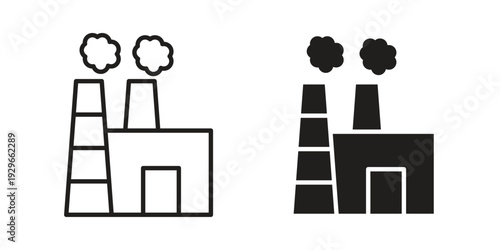 Pollution icons collection glyph and mixed vector Illustrations