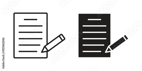 Registration form icons collection glyph and mixed vector Illustrations