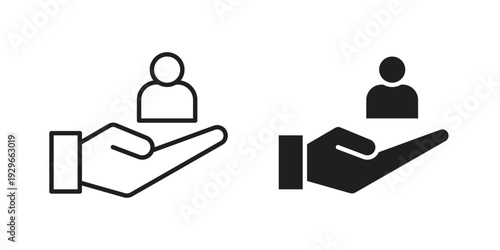 Retention icons collection glyph and mixed vector Illustrations