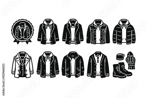 Collection of jackets and outerwear for men