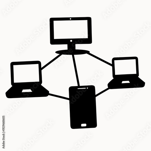 Devices connected in a network for seamless communication and data sharing