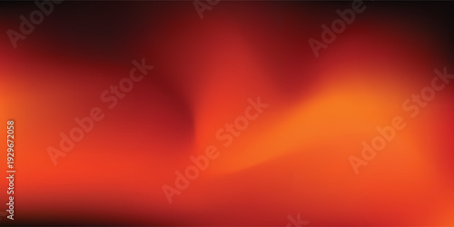 Abstract warm red and orange gradient background with soft flowing shapes for modern design