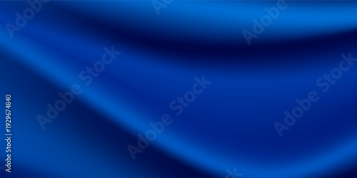 Abstract vector background luxury blue cloth or liquid wave or wavy folds of grunge silk texture satin velvet material, luxurious background or elegant wallpaper