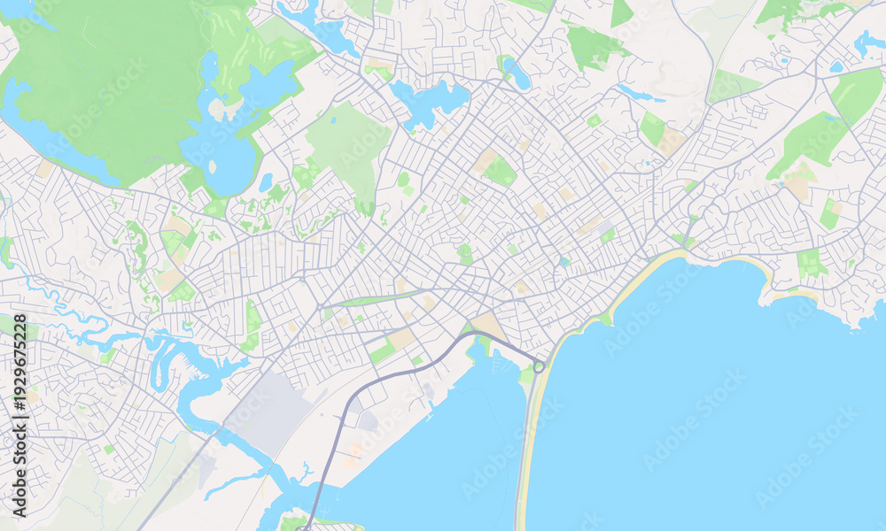 Fototapeta premium Lynn Massachusetts map