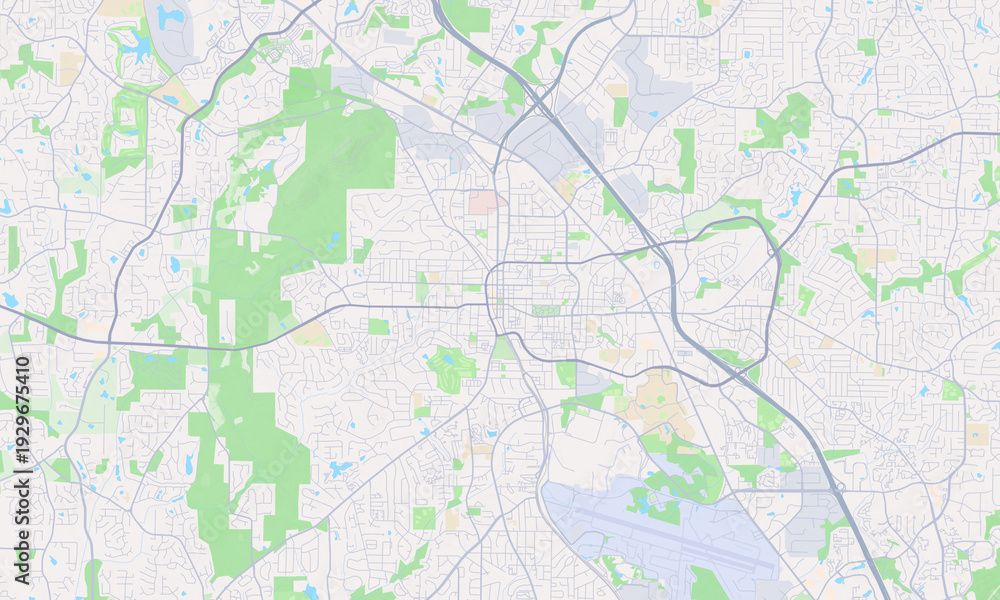 Fototapeta premium Marietta Georgia map