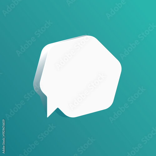 Speech bubble blank frame, text quote box, message