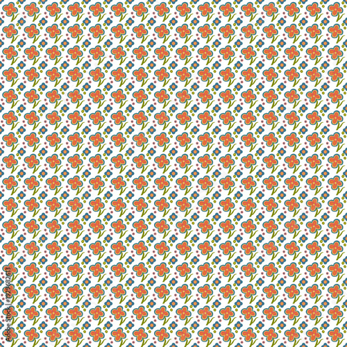 The colorful of seamless pattern
