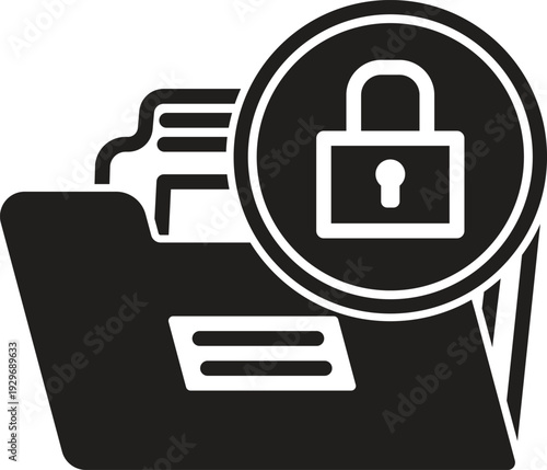 folder icon with lock