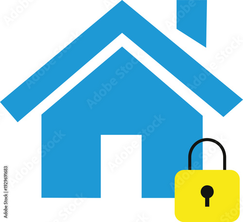 Property security Icon Set. Featuring real estate, rental property, lease agreement, maintenance