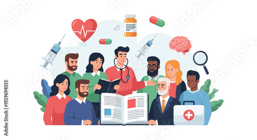 Global Healthcare Education and Community Health Awareness with Diverse Medical Professionals and Public