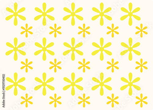 Pattern, flower, floral, geometric, organic, mosaic, background, abstract, ornament, design, decoration, line, texture, shape, set, orange, yellow. Shape, symbol, icon