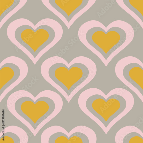 seamless pattern with hearts
