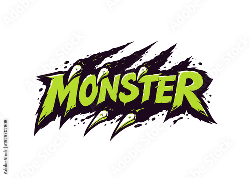 Monster stylized text vector
Vector stylized text on a white background