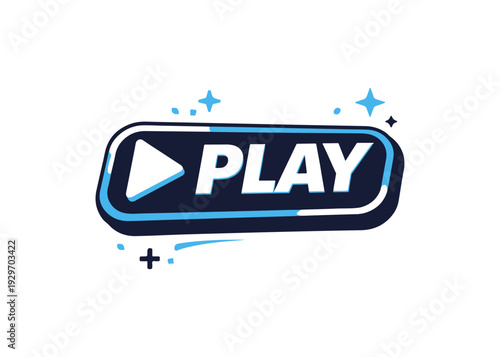 Play stylized text vector
Vector stylized text on a white background