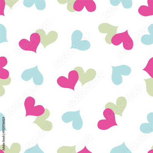 seamless pattern with hearts
