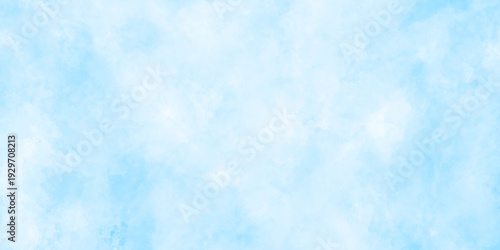 Blue watercolor background for poster, vintage card, templates. Pastel ink colors wet effect hand drawn canvas aquarelle background. 