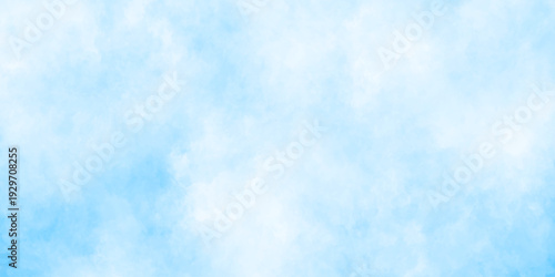 Watercolor cloud texture. fantasy smooth light blue, white shades and blue watercolor paper textured illustration for grunge design, This is watercolor splash. It is drawn by hand.