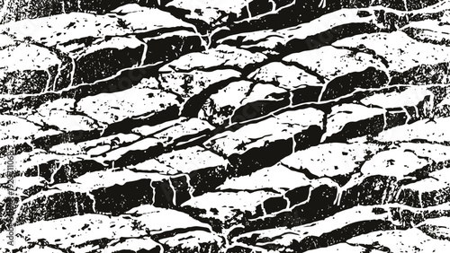 Cracked dry earth texture arid soil surface with deep fissures and desert drought patterns