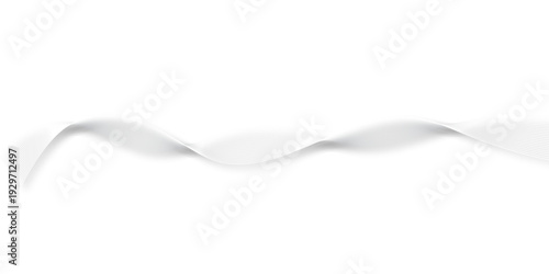 Abstract white flowing wave curved lines for banner, template, wallpaper background with wave design. Technology flow grid blend curve wave line digital isolated energy, music.