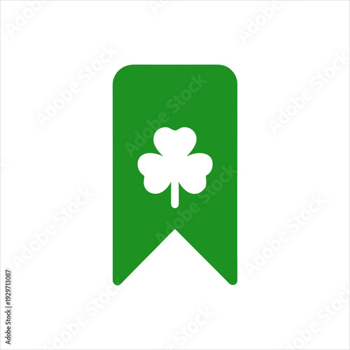 Shamrock Bookmark Coloring Page